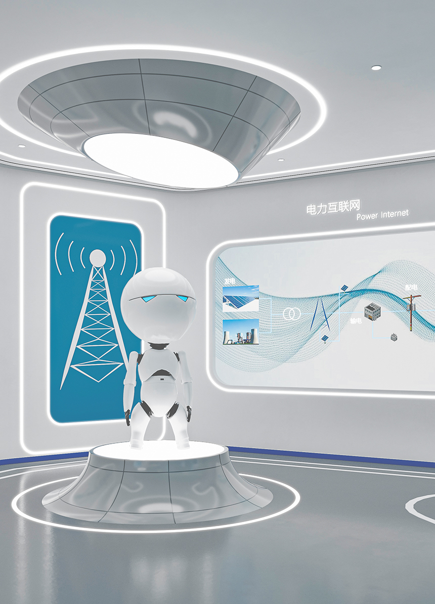 广东企业展厅设计效果图