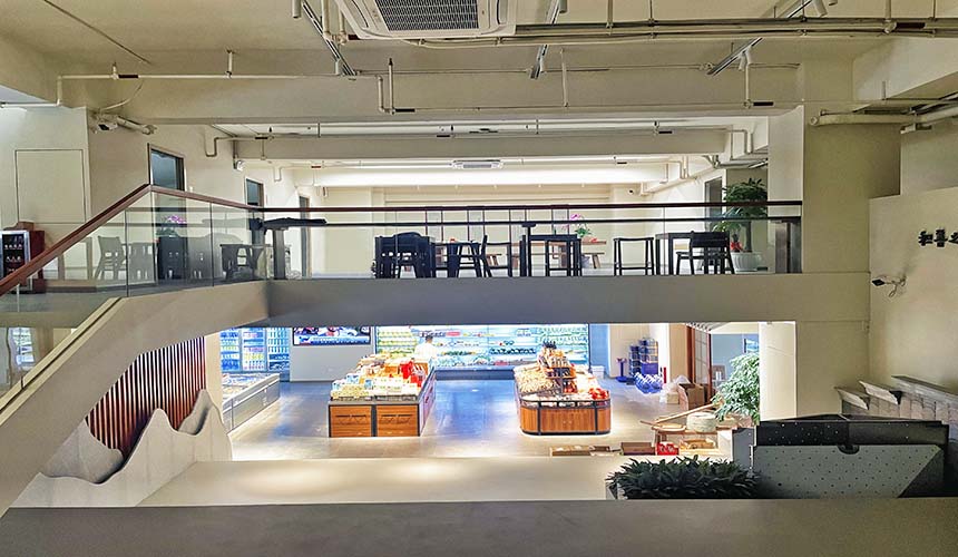 农夫有庆商铺装修实拍效果图