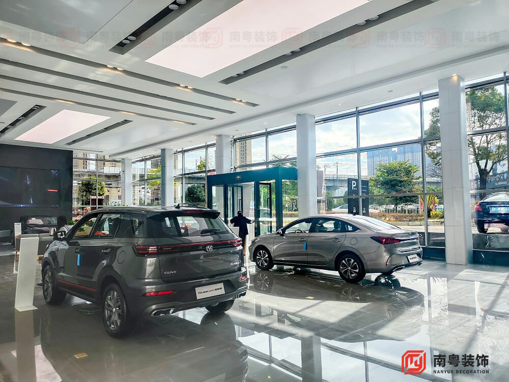 福建莆田长安汽车4S店装修实拍效果图