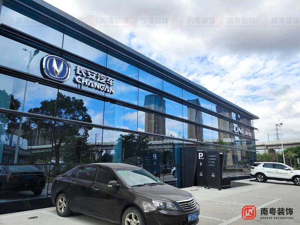 福建莆田长安汽车4S店装修实拍效果图