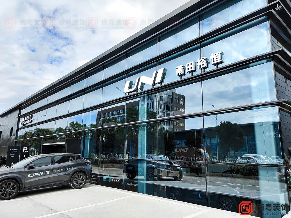 福建莆田长安汽车4S店装修实拍效果图