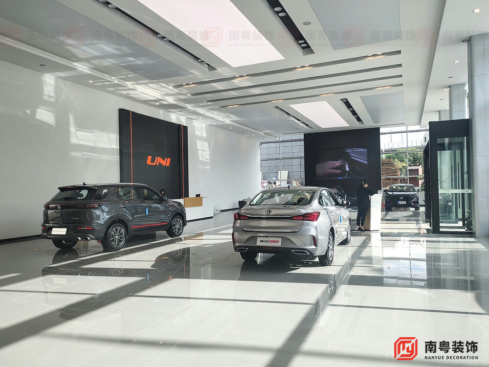 福建莆田长安汽车4S店装修实拍效果图