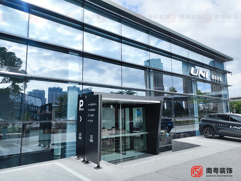 福建莆田长安汽车4S店装修实拍效果图