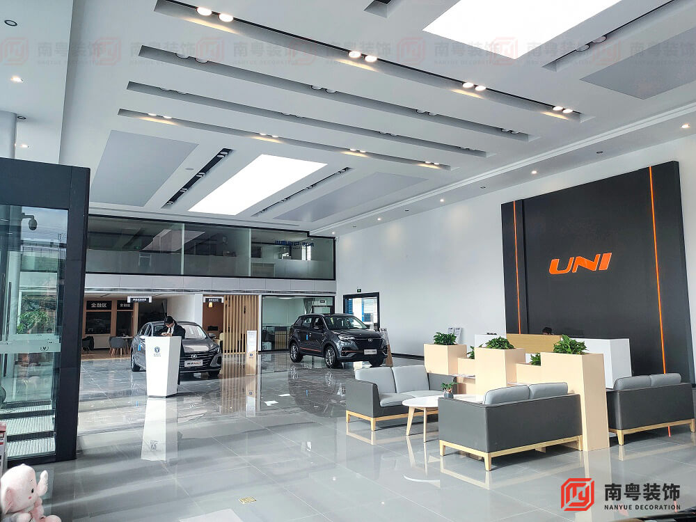 福建莆田长安汽车4S店装修实拍效果图