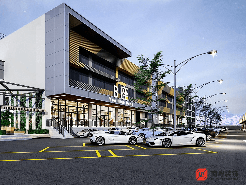 电子科技园区装修改造设计效果图